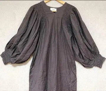 키라 스모킹 원피스 그레이 롱 원피스 롱 기장 턱 원피스