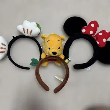 디즈니 머리띠 3종 세트