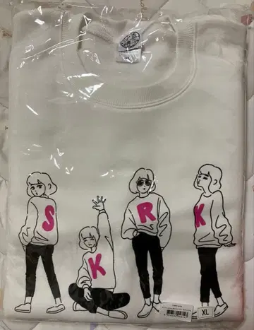 오오하라 사쿠라코 [ 사쿠라코욘(4) 트레이닝복 ] 화이트 XL 맨투맨