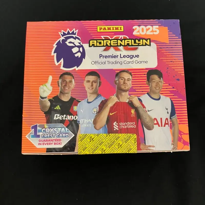 파니니 EPL 프리미어리그 2025 축구카드 박스 미개봉 .