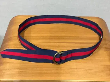 빈티지 미사용 새상품 미국제 나일론 리본 벨트 네이비 L 사이즈