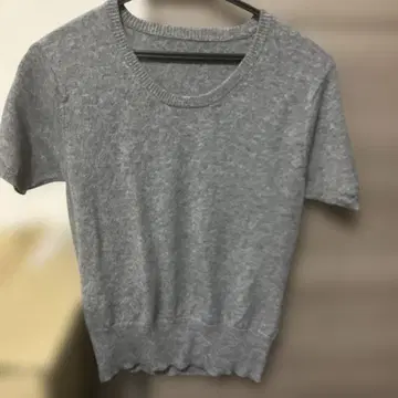 아마 캐시미어 반팔 스웨터