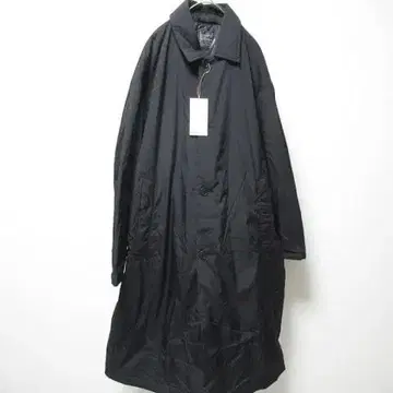 새상품 무인양품 충전솜 스텐카라 코트 L 블랙