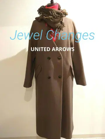 롱 코트 카키 Jewel Changes 유나이티드 애로우즈