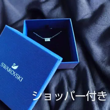 4 [ 미사용 새상품 ] SWAROVSKI 스와로브스키 목걸이 실버