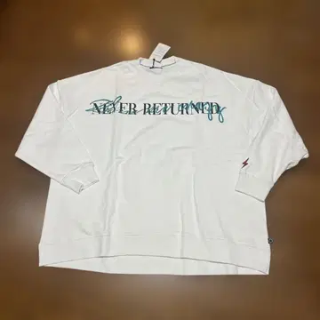 NOISESCAPE L 사이즈 맨투맨 화이트