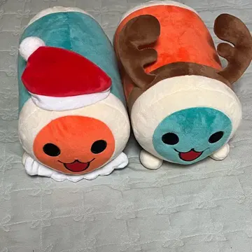 태고의 달인 모후굿토 봉제인형 크리스마스다 돈! 2개 세트