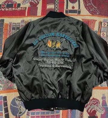 USA제 바시티 자켓 XL 자수 빈티지 아메리칸