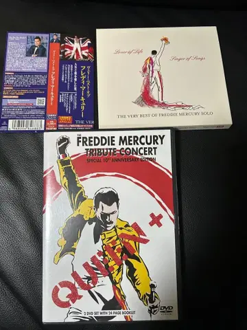 프레디 머큐리 CD와 DVD 세트 베스트 오브. 슬리브 케이스 포함