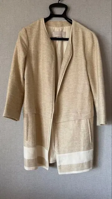 ZARA BASIC 베이지 코트