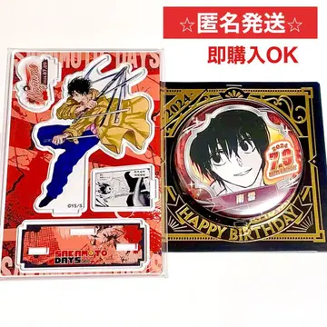 SAKAMOTO DAYS 벌스데이 캔뱃지 명장면 디오라마 피규어 나구모