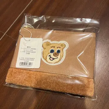 [ 새상품 ] 올드 테디 와펜 파우치 베이지