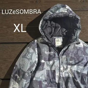 LUZeSOMBRA 다운 자켓 페이즐리 무늬 카모플라쥬 더블 지퍼 자수