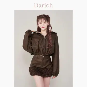 Darich 페이크 가죽 자켓 시착만 한 상품 새상품급 스커트 포함
