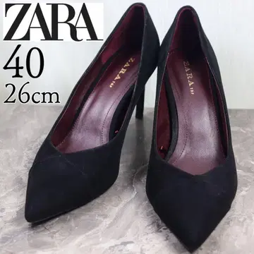 [ 새상품급 ] ZARA 자라 26 펌프스 하이힐 스웨이드 스틸레토