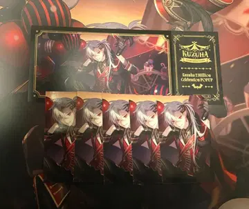 쿠츠하 니지산지 popup 특전 티켓풍 카드 사진풍 카드 폴라로이드