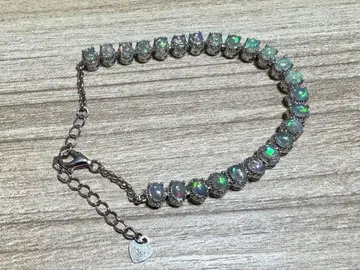 실버 오팔 팔찌