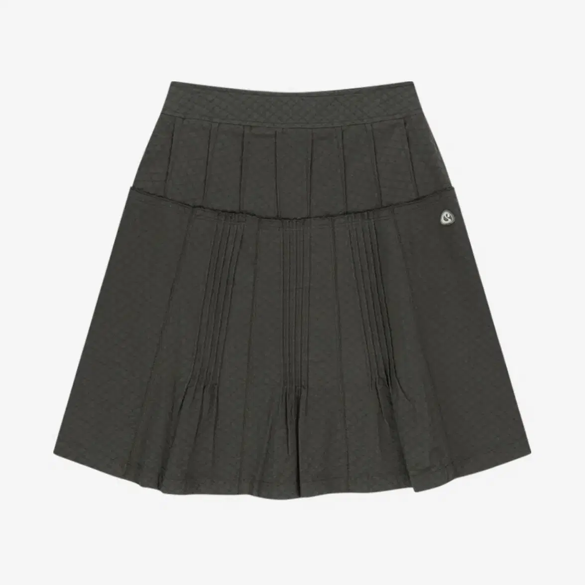 coyseio スカート double shirring skirt grey DOUBLE SHIRRING SKIRT GREY | coyseio