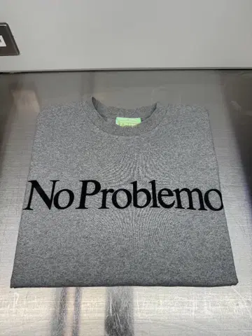 Aries No Problemo 티셔츠 그레이 S