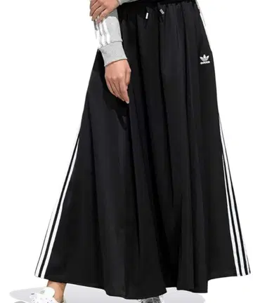 adidas 블랙 롱 스커트