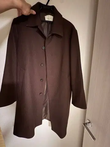 PUBLIC TOKYO 브라운 체스터 코트 M