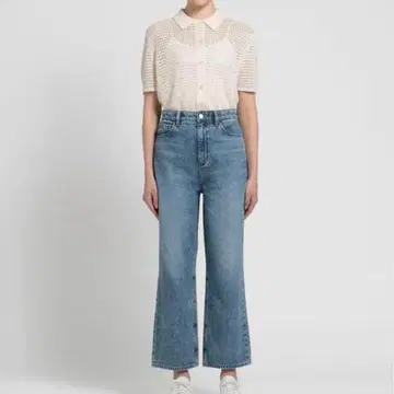 새상품급 24SS Theory 띠어리 크롭 데님 HW ST JEAN