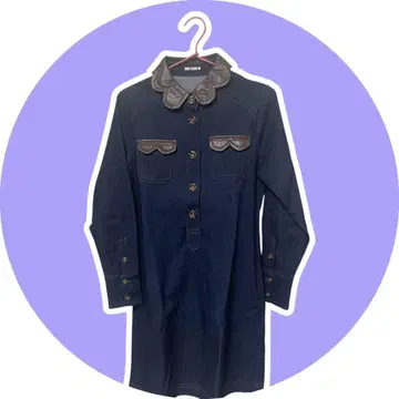 마리콴트 MARY QUANT 데님 긴팔 원피스