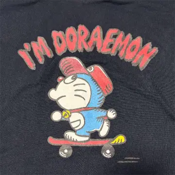I'm Doraemon T셔츠 L사이즈 블랙 도라에몽