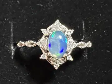 실버 925 오팔 반지