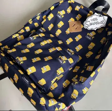 심슨 백팩 새상품 심슨즈 E-COME 백팩 네이비