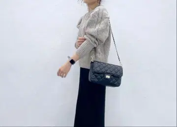 부클레 케이블 니트 미사용품