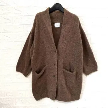 TROIS V넥 울 가디건