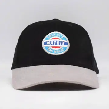 미국 매트릭스 백 제조사 기업 자수 캡 2톤 블랙