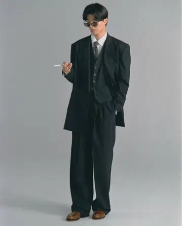 SOSHIOTSUKI 25SS 네이비 테일러드 자켓 사이즈 46