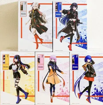 카미츠바키시 건설 중 라운드 원 한정판 피규어 5인 세트