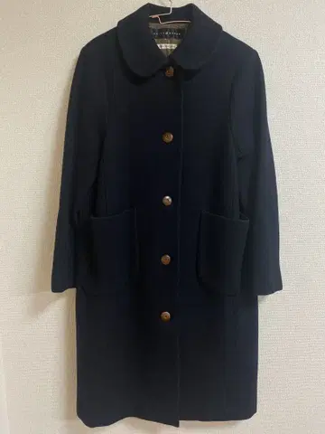 [새상품급] CHILDWOMAN 롱 울 코트 롱 코트 네이비