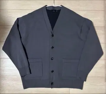 [ SLICK ] 스릭 더블 에어 니트 가디건 그레이 사이즈 1