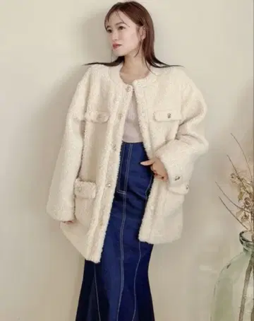 dazzlin 보아 프렌치불 재킷