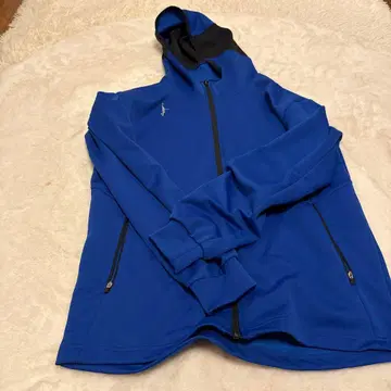 인 더 페인트 INTHEPAINT 파란색 지퍼 후드티