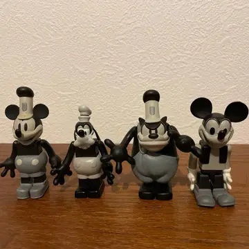 미키마우스 피규어 세트 흑백