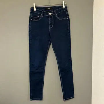 salire 다크 블루 스키니 데님