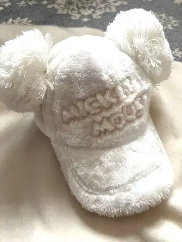 미키마우스 귀 달린 포근포근 캡