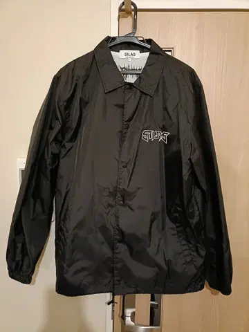 SILAS 블랙 나일론 자켓 L