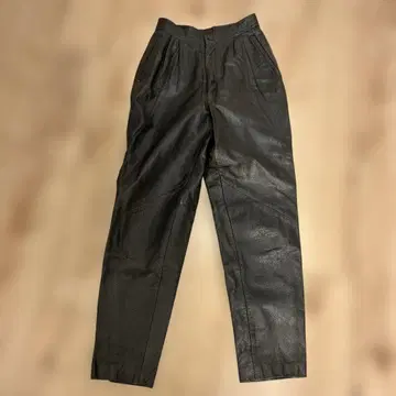 [ 천연 가죽 ] 블랙 가죽 M 사이즈 팬츠