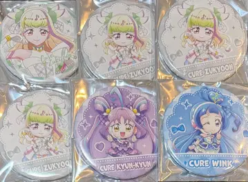 프리큐어 키미프리 드림 스테이지 캔뱃지 즈큔 외 6종 세트