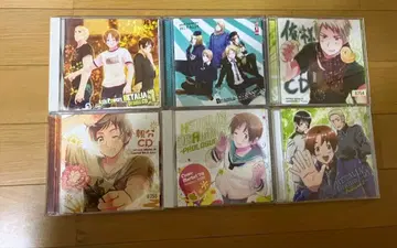 헤타리아 드라마cd 1&2 프롤로그1&2 인터벌1&2 6장 세트