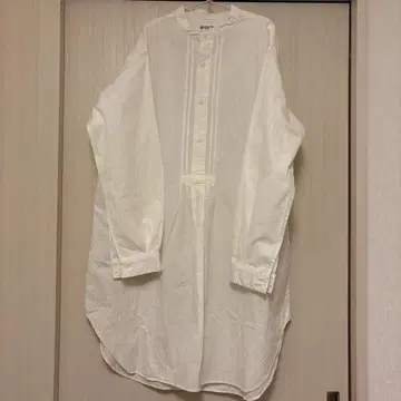 ORCIVAL 화이트 튜닉 블라우스 긴팔