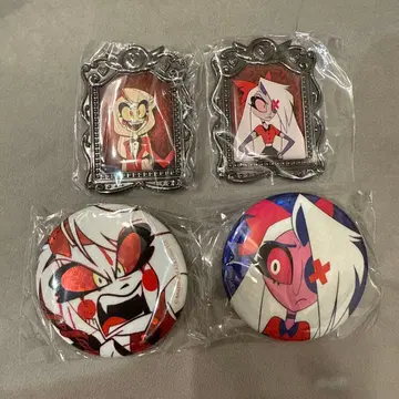 해즈빈 호텔 찰리 & 바기 이케부쿠로 팝업 스토어 캔뱃지