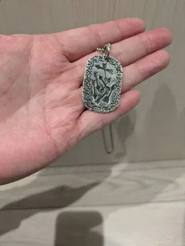 초 레어 유일무이 코디 썬더슨 레드맨 실버 목걸이