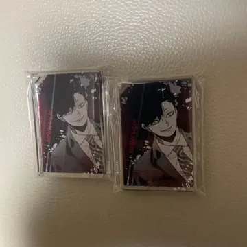 하이큐 도미노풍 아크릴 키링 쿠로오 테츠로 2개 세트